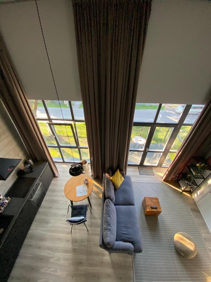 G - Owl Jazz -Modern Loft Type Apartment 18 With Big Roof Terrace And Free Private Parking Kaunas Buitenkant foto