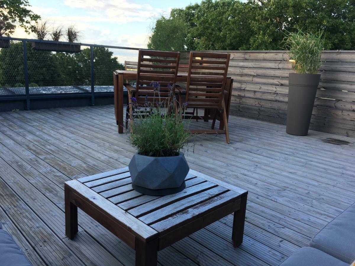G - Owl Jazz -Modern Loft Type Apartment 18 With Big Roof Terrace And Free Private Parking Kaunas Buitenkant foto